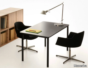 EASY - Rectangular wooden office desk _ Manerba