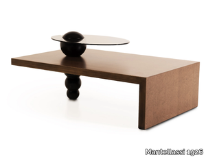 SATURNO - Rectangular wooden coffee table _ Mantellassi 1926