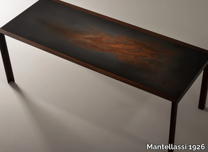 MECCANICA - Rectangular steel table _ Mantellassi 1926