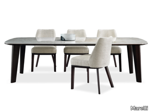 ANDERSON - Rectangular porcelain stoneware dining table _ Marelli