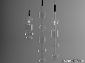 INFINITA - LED Borosilicate glass pendant lamp _ Martinelli Luce