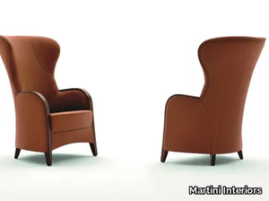 BETTE - Bergere fabric armchair with armrests _ Martini Interiors