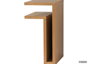 F-SHELF - Rectangular wall-mounted wooden bedside table _ maze