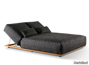 CLAUD OPEN AIR - Recliner technical fabric garden bed _ Meridiani