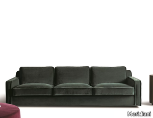 HECTOR - Velvet sofa with removable cover _ Meridiani