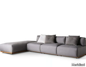 CLAUD OPEN AIR - Modular fabric sofa _ Meridiani