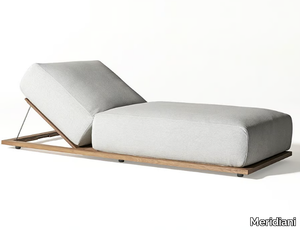 CLAUD OPEN AIR - Recliner technical fabric sun lounger _ Meridiani