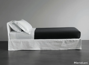 FOX - Fabric single bed with removable cover _ Meridiani