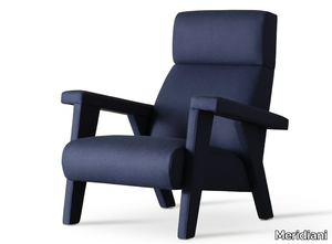 NORA - Fabric armchair with armrests _ Meridiani