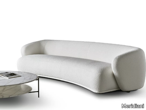 RENÉ - Curved fabric sofa _ Meridiani