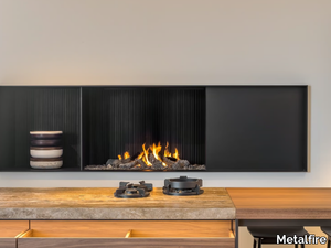 URBAN MF 1050-75 G 2S L/R - Gas corner bespoke fireplace _ Metalfire