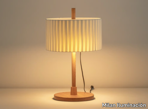 LINOOD - LED linen table lamp _ Milan Iluminación