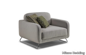 FREDDIE - Fabric armchair bed with armrests _ Milano Bedding