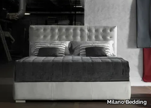 FIJI - Upholstered fabric double bed _ Milano Bedding