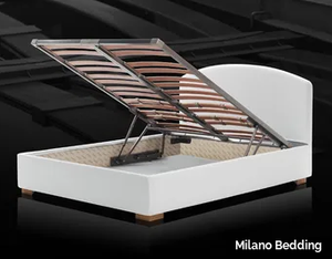 Bed base with storage - Adjustable slatted bed base with storage _ Milano Bedding