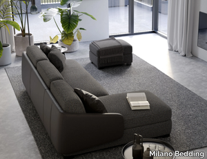 VIVIEN - Sectional fabric sofa with chaise longue _ Milano Bedding