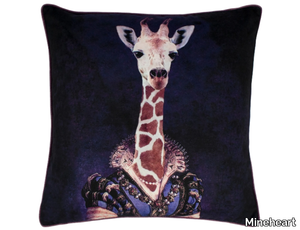 DAME GIRALDA - Square velvet cushion _ Mineheart