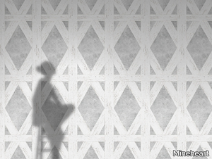 WHITE TUDOR - Motif non-woven paper wallpaper _ Mineheart