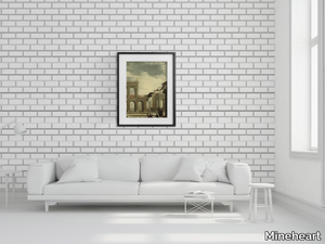 BRICK OUTLINE - Non-woven paper wallpaper _ Mineheart