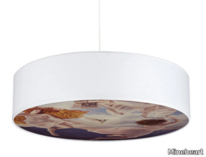 SISTINE PENDANT - Drum shaped fabric lampshade _ Mineheart