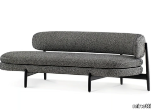 LARS - Curved fabric sofa _ Minotti