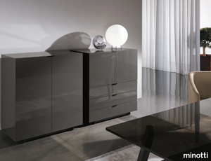 HARVEY LINE - Highboard with drawers _ Minotti