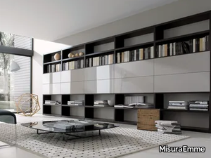 CROSSING - Bookcase with drawers _ MisuraEmme