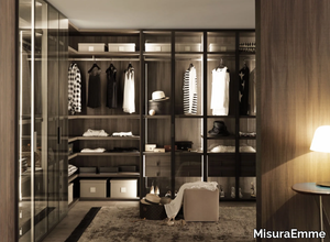 PALO ALTO - Sectional wooden walk-in wardrobe _ MisuraEmme