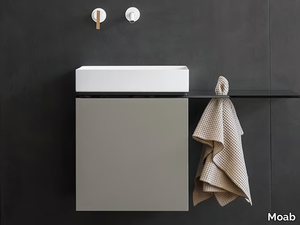 P40 - Wall-mounted vanity unit with door _ Moab