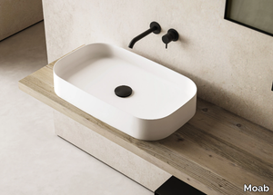 PLANK - Single wooden washbasin countertop _ Moab