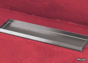 BA25 - Stainless steel bathroom wall shelf _ Moab