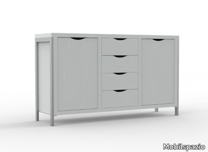 URBAN LM 05 - Highboard with doors with drawers _ Mobilspazio