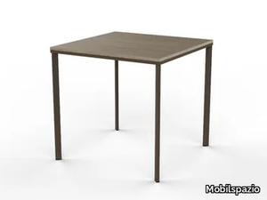 URBAN TV15 - Square melamine-faced chipboard table _ Mobilspazio