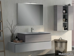 UR23 - Single wall-mounted vanity unit _ Mobiltesino