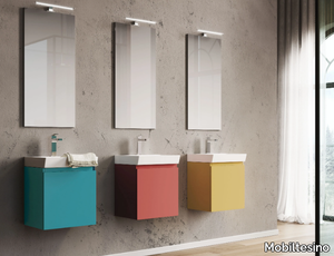 C77 - Vanity unit with mirror _ Mobiltesino