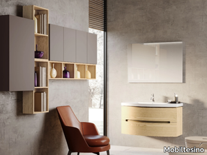 E52 - Ash vanity unit with drawers _ Mobiltesino