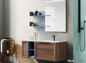 R19 - Wall-mounted vanity unit with drawers _ Mobiltesino