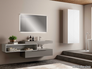 UR30 - Single wall-mounted vanity unit _ Mobiltesino