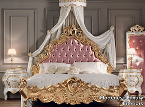 11206 - Double bed with upholstered headboard _ Modenese Luxury Interiors