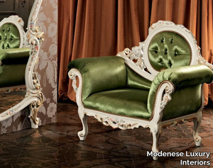 11518 - Upholstered armchair with armrests _ Modenese Luxury Interiors