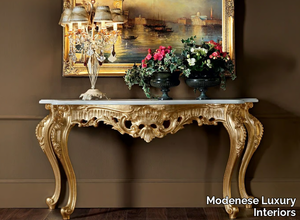 11606 - Solid wood console table _ Modenese Luxury Interiors