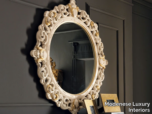 11632 - Wall-mounted framed mirror _ Modenese Luxury Interiors