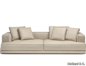 AUGUSTO - 4 seater leather sofa _ Molteni & C.