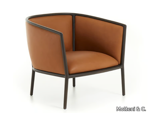 MARGOU - Armchair with armrests _ Molteni & C.