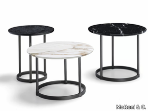 REGENT - Round marble coffee table _ Molteni & C.