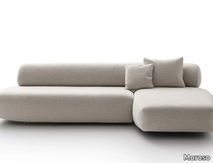 GOGAN - Sectional fabric sofa with removable cover _ Moroso