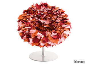 BOUQUET - Swivel fabric armchair with removable cover _ Moroso