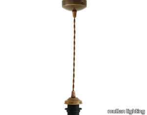 DOHA TWISTED BRAIDED SUSPENSION PENDANT - Handmade pendant lamp _ mullan lighting