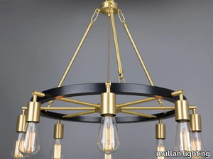 DULEEK - Brass chandelier _ mullan lighting