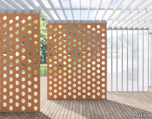 HIVES - Terracotta element for partition walls _ Mutina